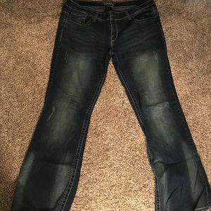 Vanity wide leg blue jeans